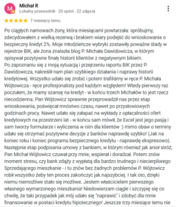 referencje od klientów Michał R