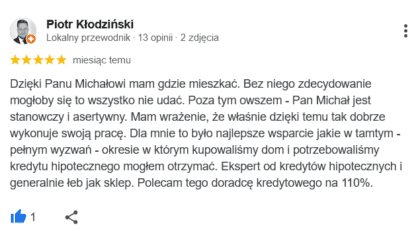 referencje od klientów Piotr K.