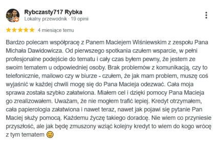 referencje od klientów Rybczasty