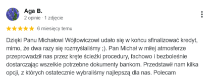 referencje od klientów Aga