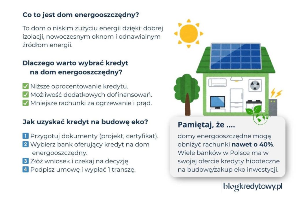 kredyt hipoteczny na dom energooszczedny warunki, proces wnioskowania